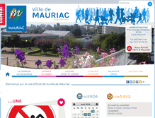 Tablet Screenshot of mauriac.fr